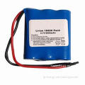 Lithium-ion Battery, 3.7V Nominal Voltage, 6,600mAh Capacity with UL Mark